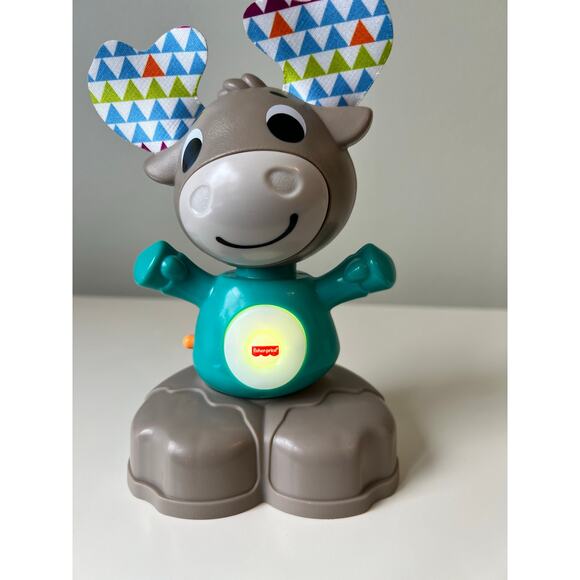 Fisher-Price Linkimals Musical Moose Light-up Musical Activity Toy Tested Works - Picture 3 of 8